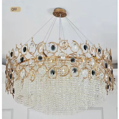 TLL Art Dining Crystal Branch Chandelier