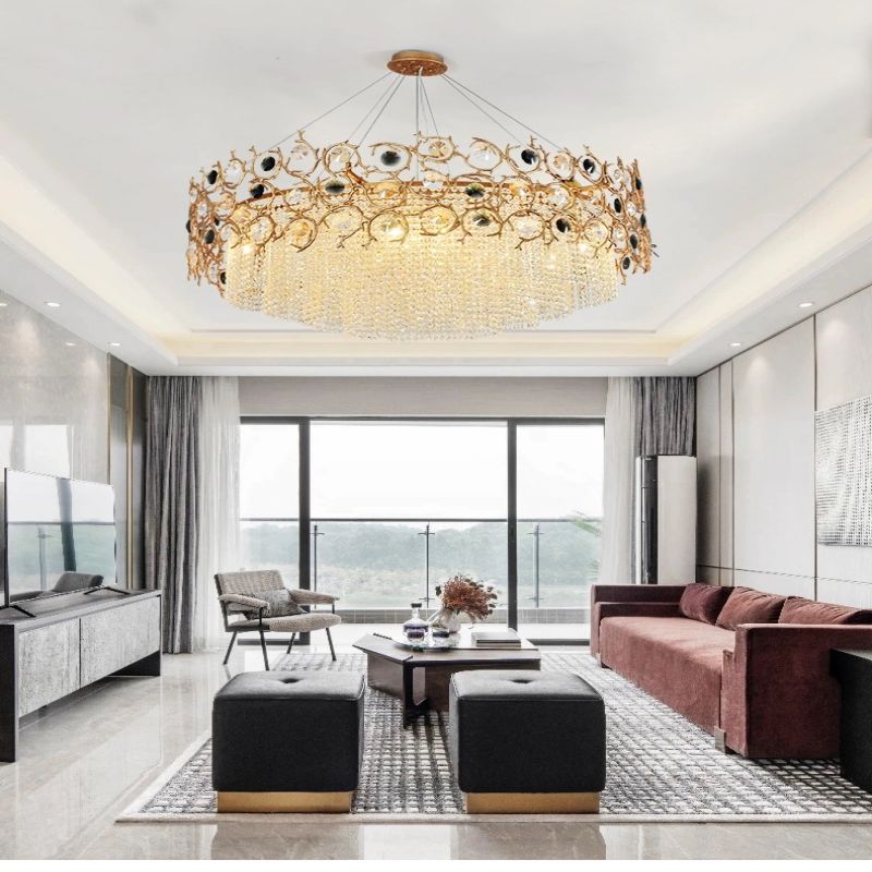 TLL Art Dining Crystal Branch Chandelier