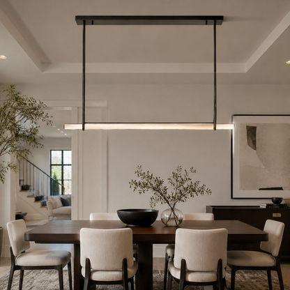 Audocon Crystal Single Bar Linear Chandelier