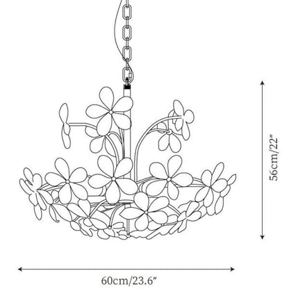 TLL Flower Modern Chandelier