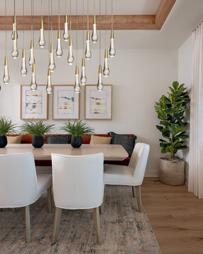 Soltaire Linear Chandelier