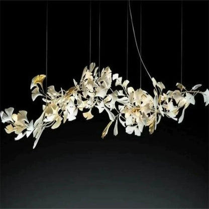 TLL Eden Ginkgo Ceramic Luxury Branch Chandelier
