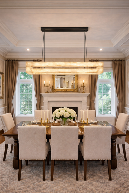 Rigede Lueur Rectangular Chandelier