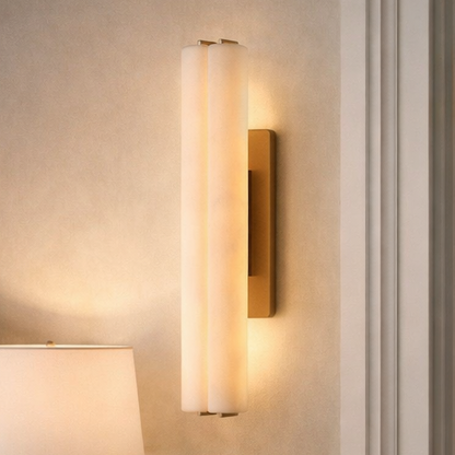 Audocon Alabaster Double Sconce