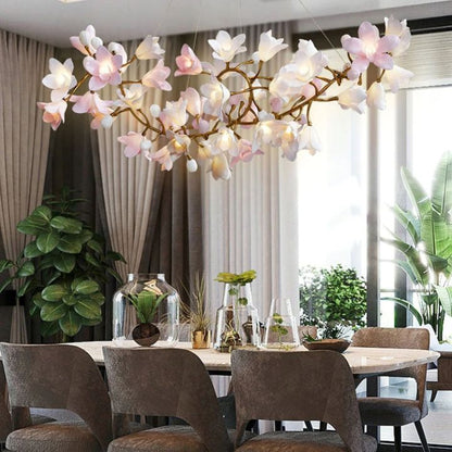 Flower Circular Blossom Chandelier