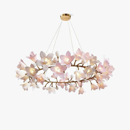 Flower Circular Blossom Chandelier