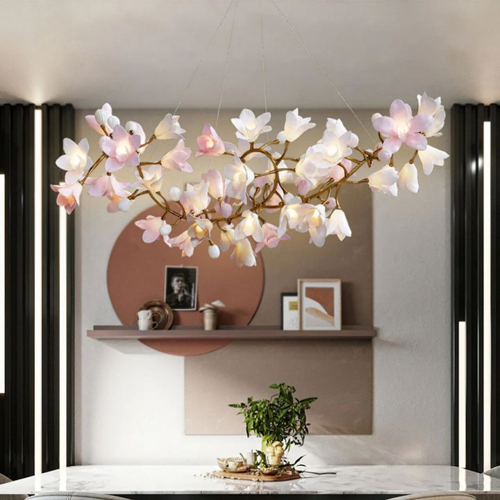 Flower Circular Blossom Chandelier