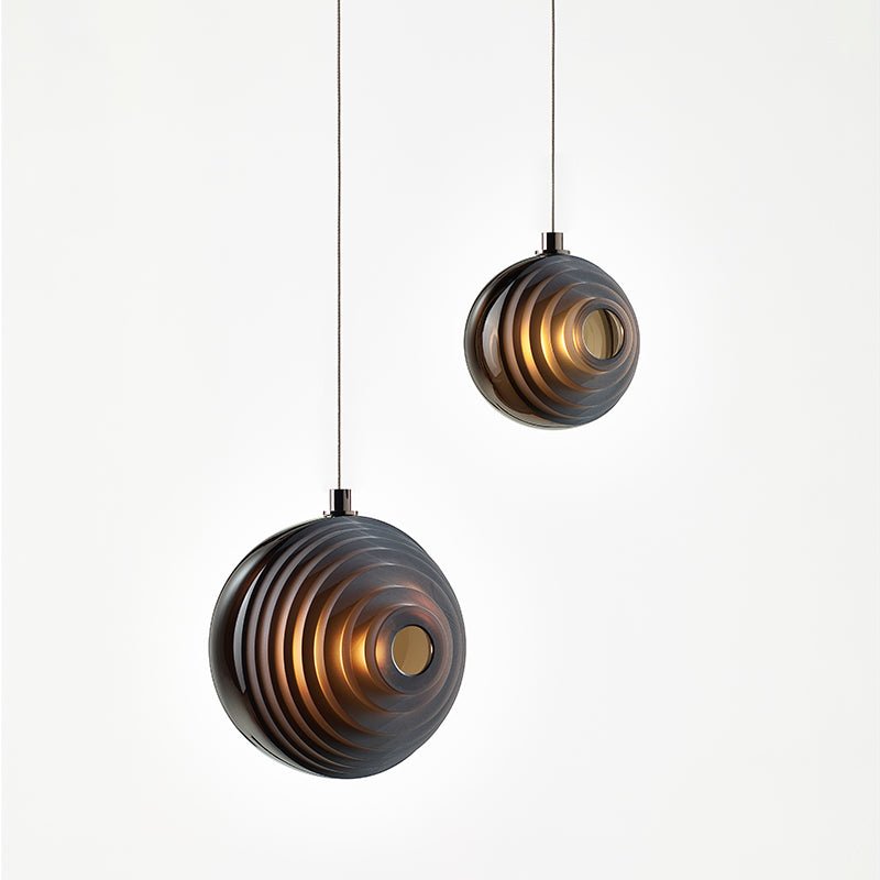 Cosmic Sphere Cascade Glass Chandelier