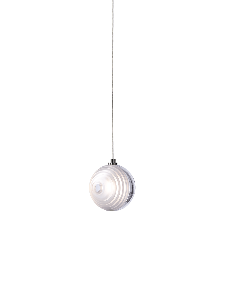 Cosmic Sphere Cascade Glass Chandelier