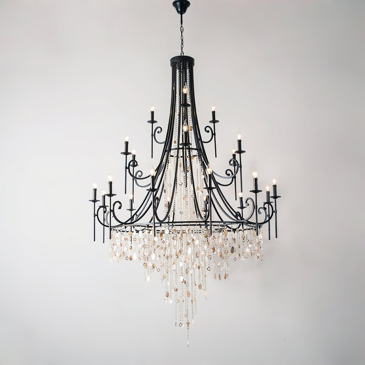 Tatum Lux Shell Crystal Chandelier
