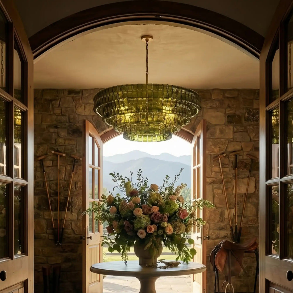 Ghiaccio Round Chandelier 24"36"48"60"
