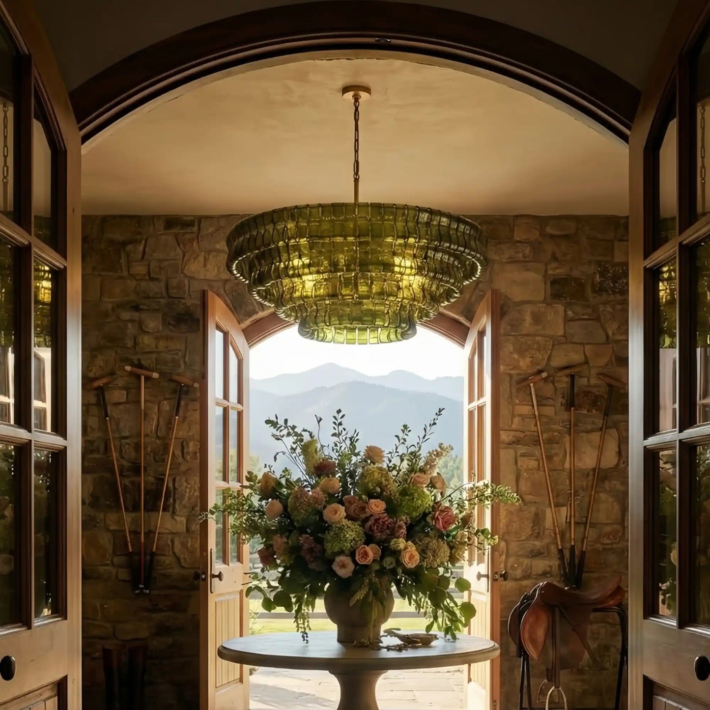 Ghiaccio Round Chandelier 24"36"48"60"