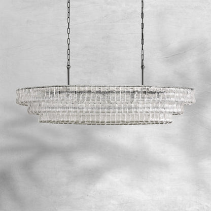 Ghiaccio Oval Chandelier