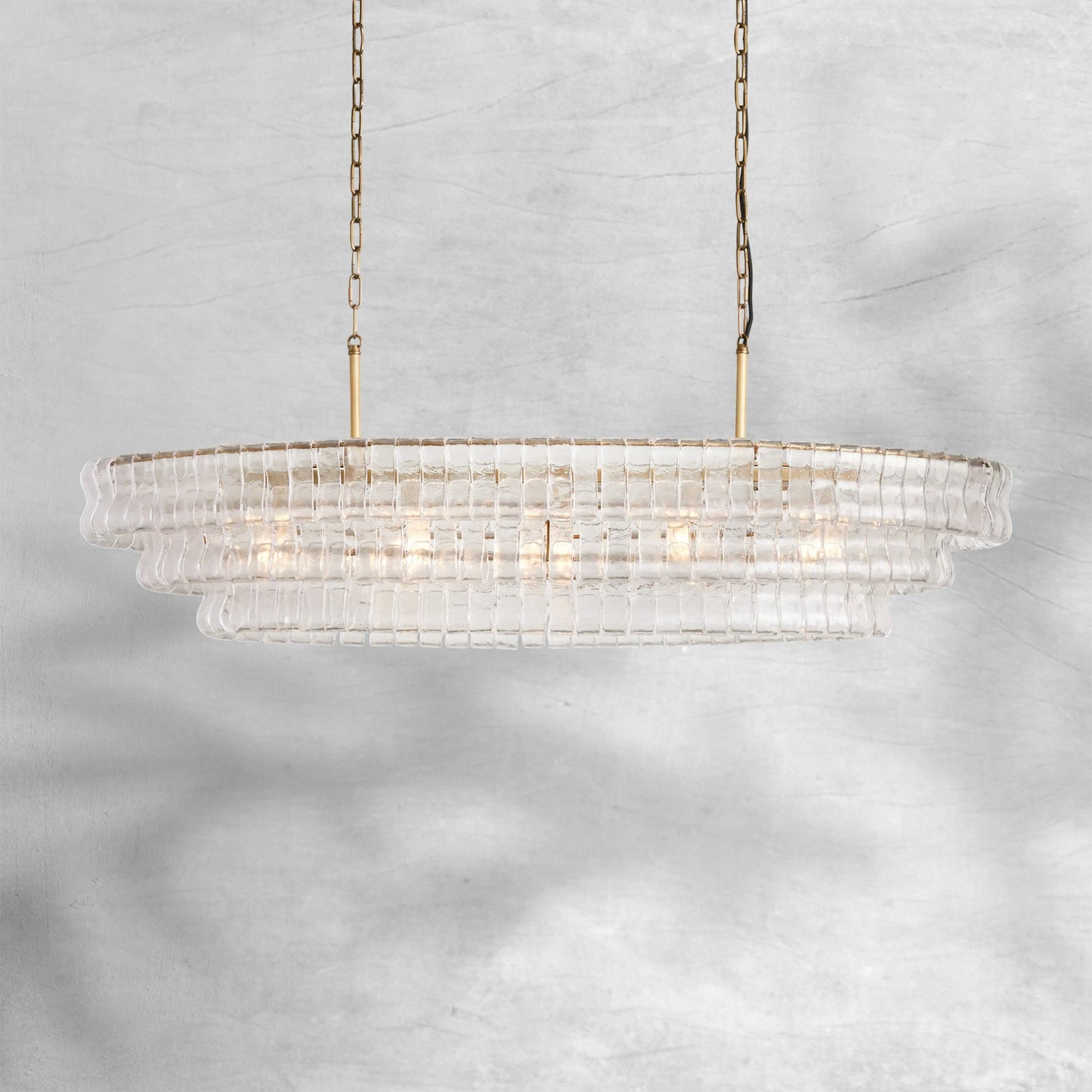 Ghiaccio Oval Chandelier