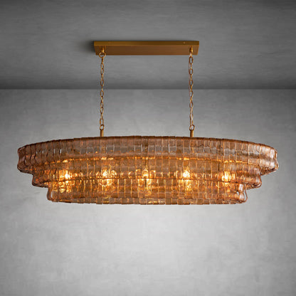 Ghiaccio Oval Chandelier