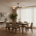 Daphne Fabric Flush Mount