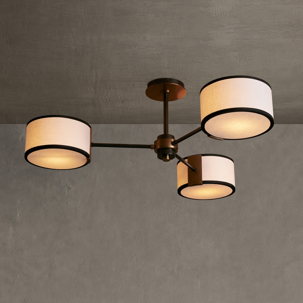 Daphne Fabric Flush Mount