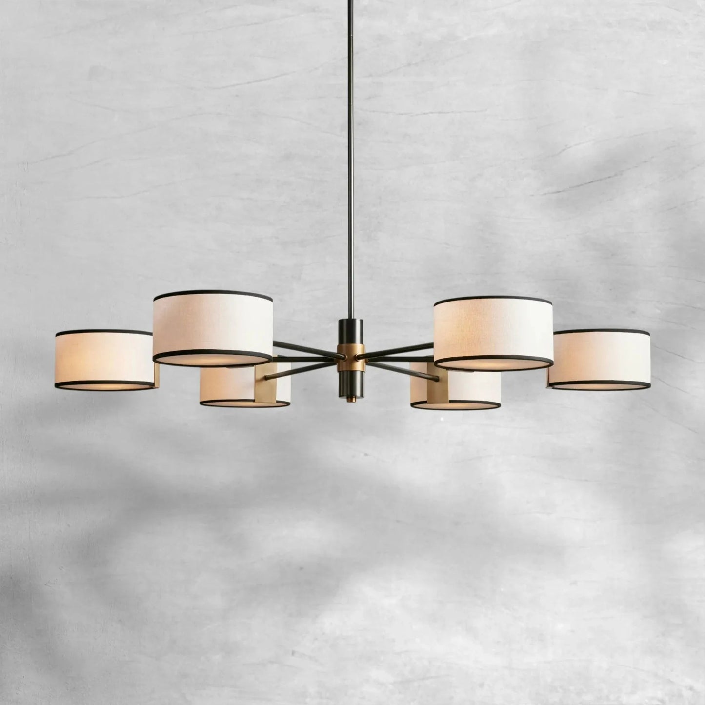 Daphne Fabric Round Chandelier