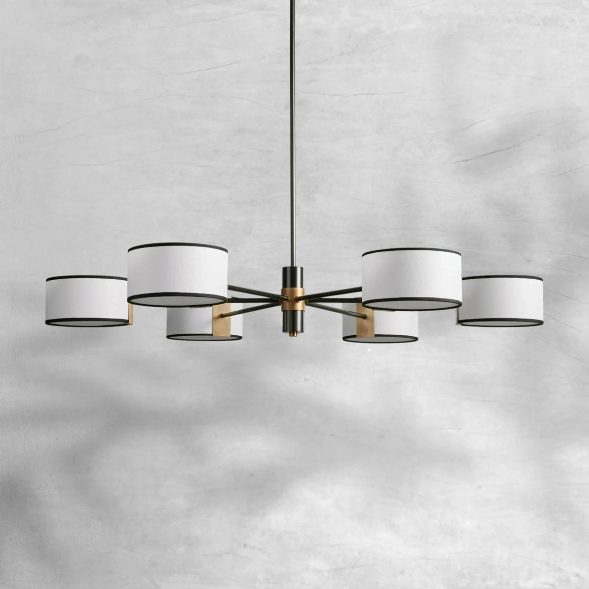 Daphne Fabric Round Chandelier