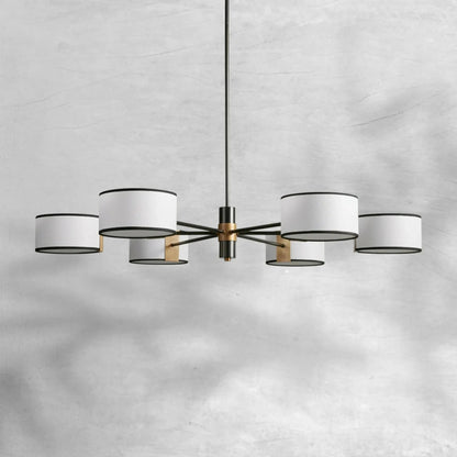 Daphne Fabric Round Chandelier