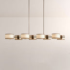 Daphne Fabric Linear Chandelier