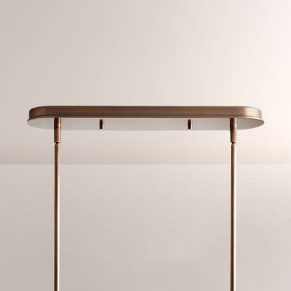 Daphne Fabric Linear Chandelier