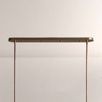 Daphne Fabric Linear Chandelier