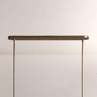 Daphne Fabric Linear Chandelier