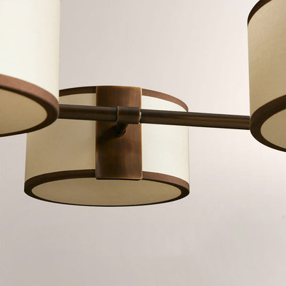 Daphne Fabric Linear Chandelier