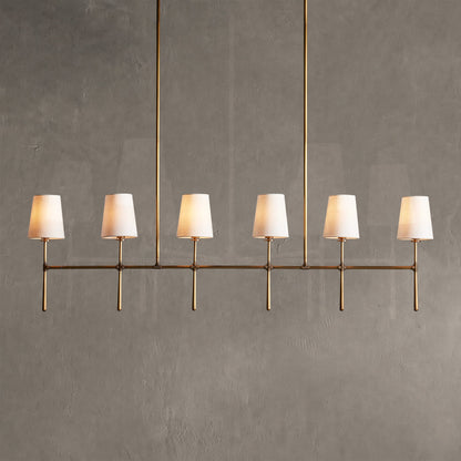 Rhodes Linear Chandelier 5 Light / 6 Light