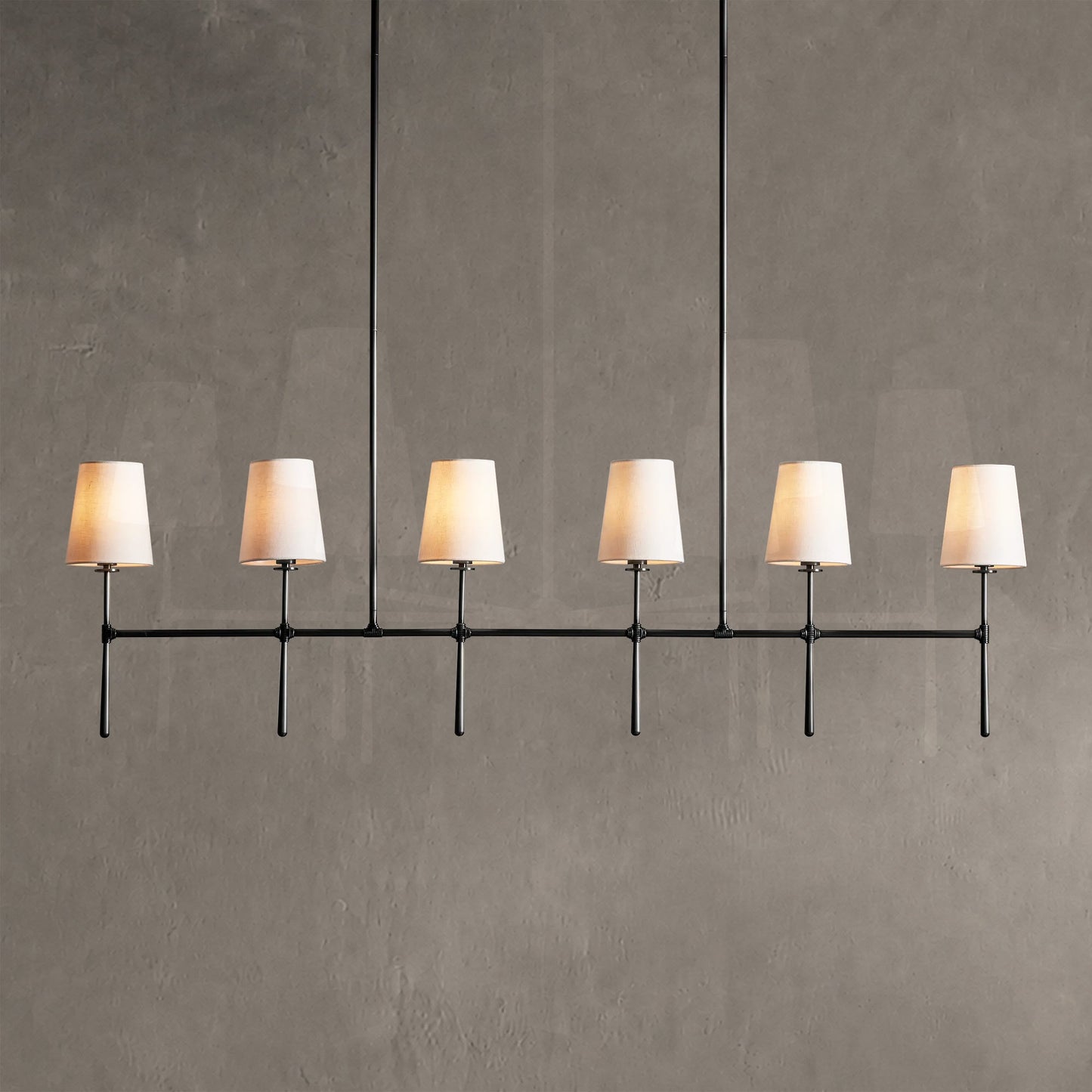 Rhodes Linear Chandelier 5 Light / 6 Light