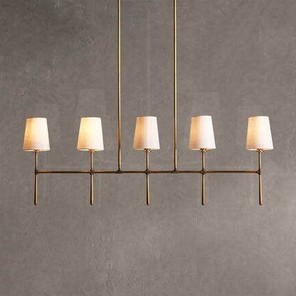 Rhodes Linear Chandelier 5 Light / 6 Light