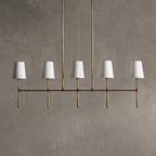 Rhodes Linear Chandelier 5 Light / 6 Light