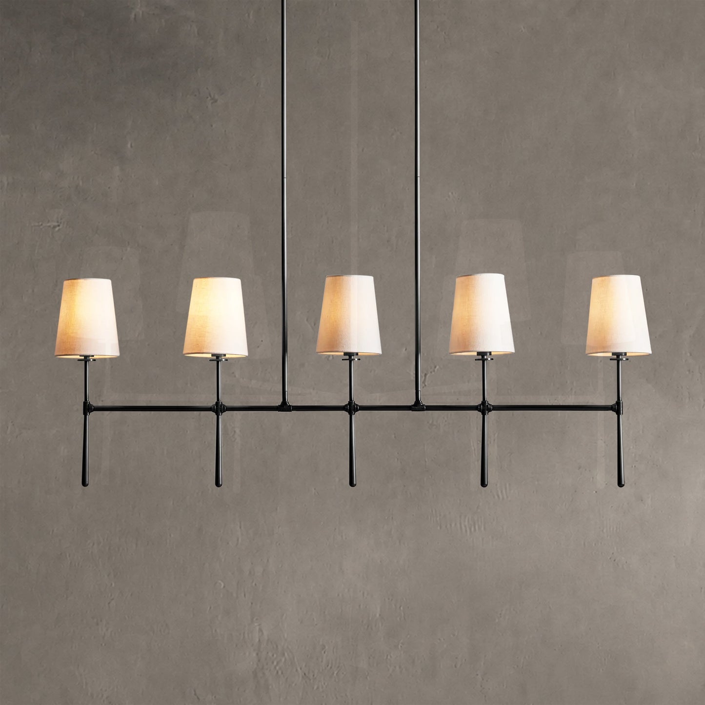 Rhodes Linear Chandelier 5 Light / 6 Light