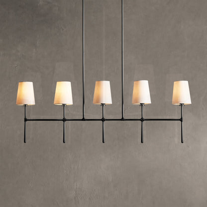 Rhodes Linear Chandelier 5 Light / 6 Light