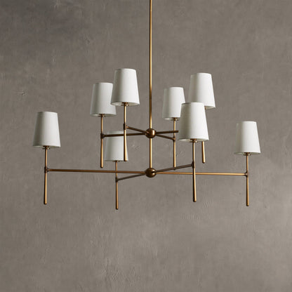 Rhodes 2-Tier Round Chandelier 48"