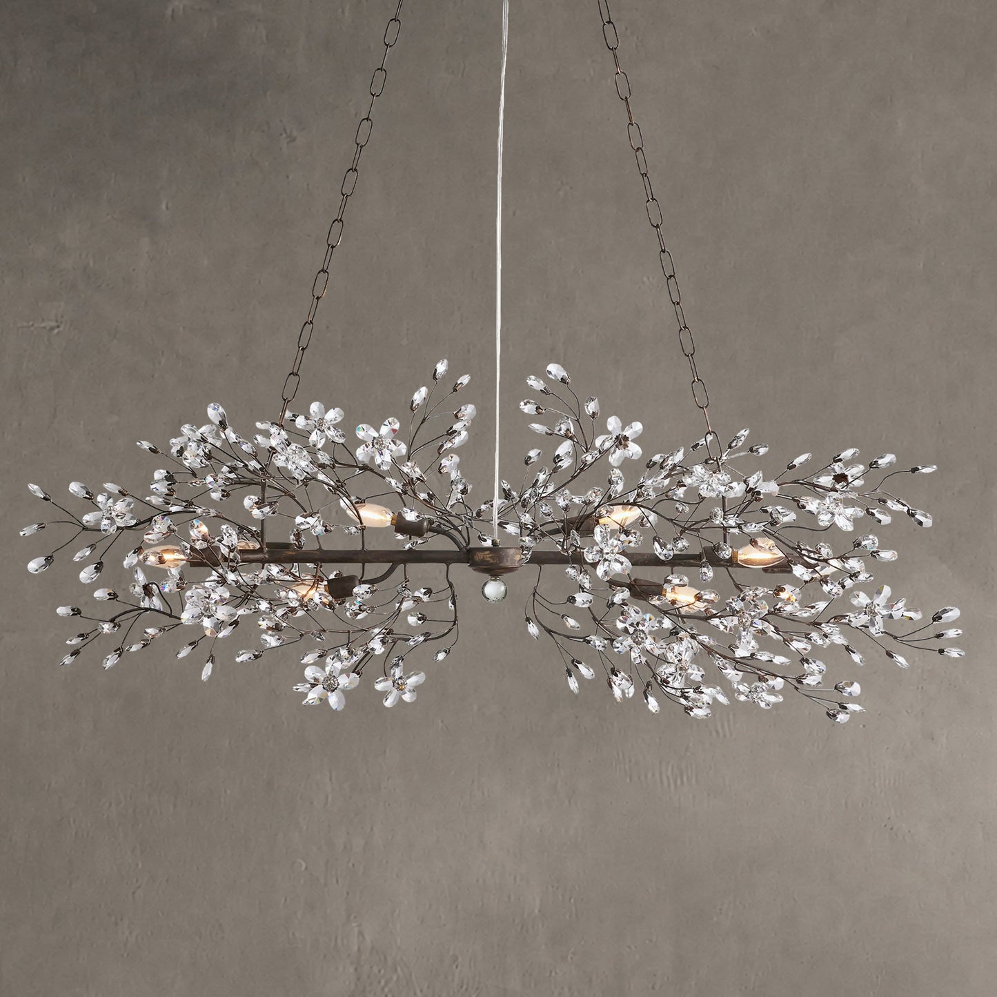Fiore Linear Chandelier 43"51"68"