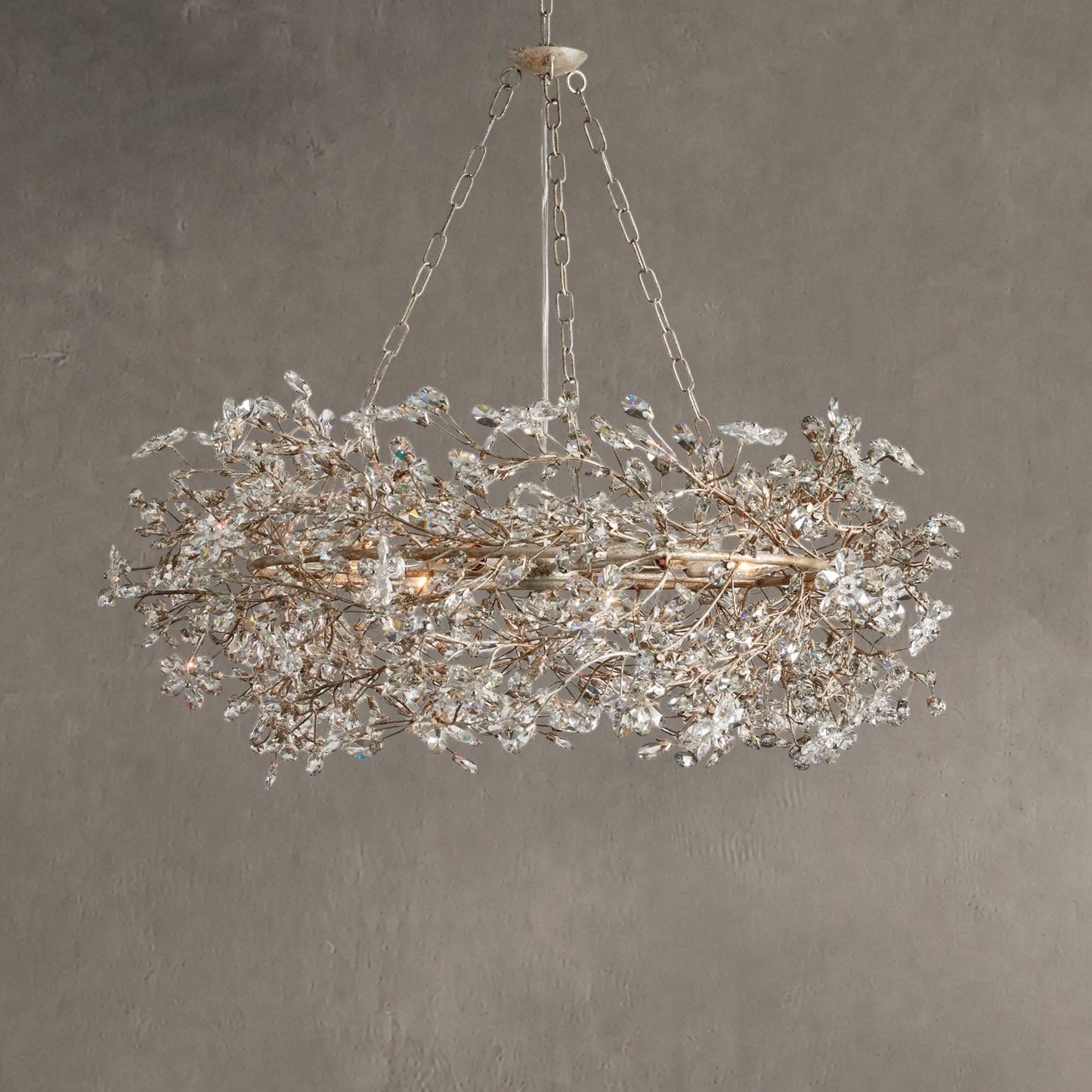 Fiore Crown Chandelier 39" 48" 60"
