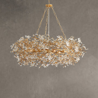 Fiore Crown Chandelier 39" 48" 60"