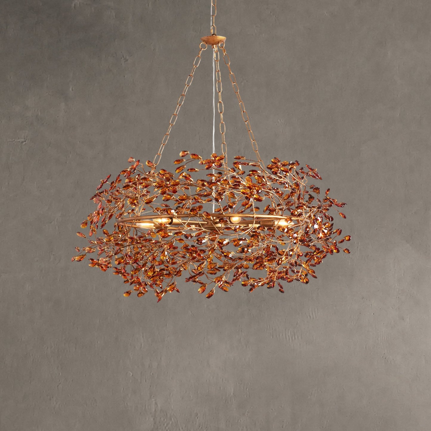 Fiore Crown Chandelier 39" 48" 60"