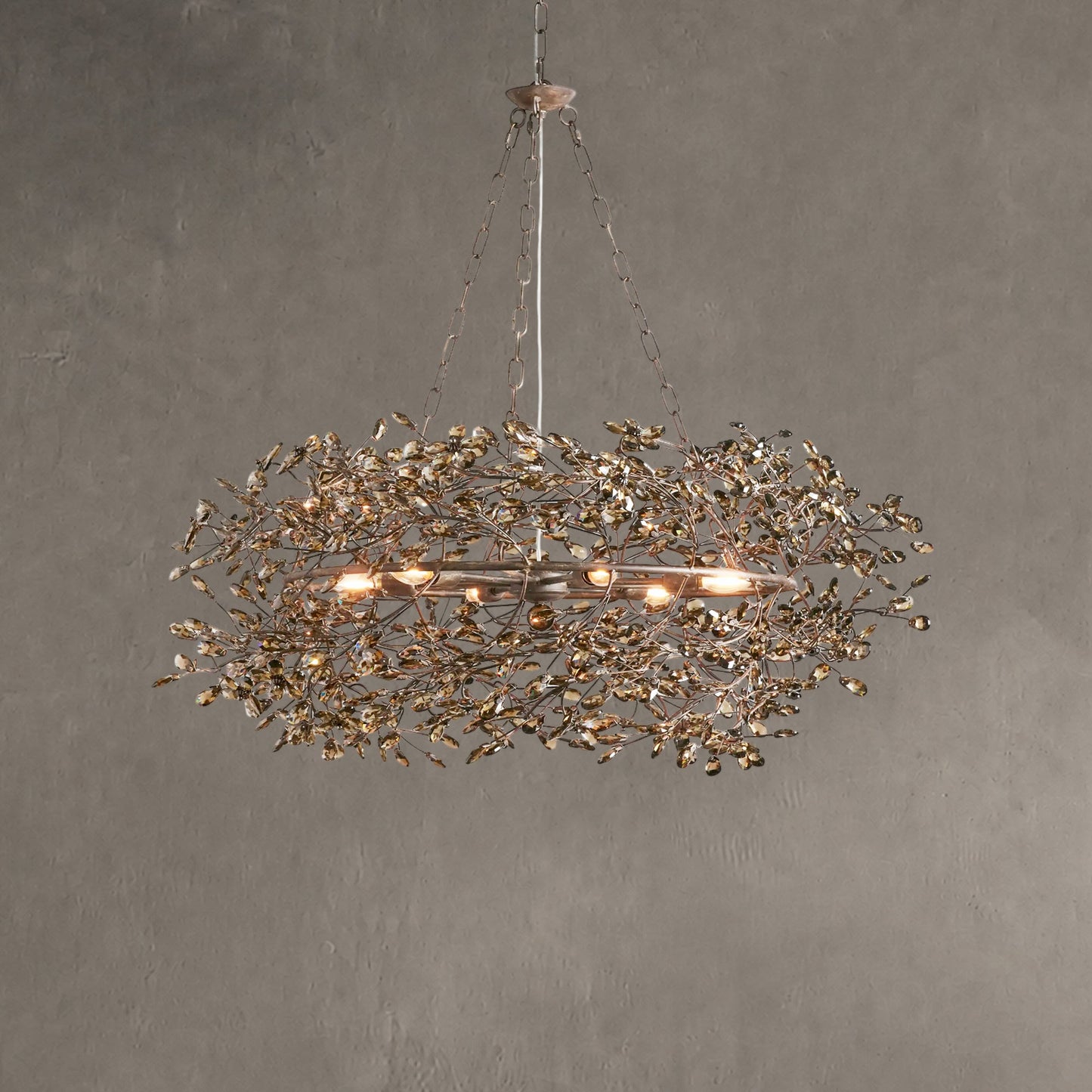 Fiore Crown Chandelier 39" 48" 60"