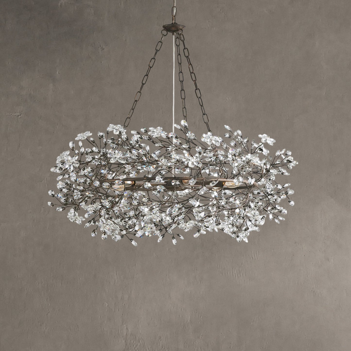 Fiore Crown Chandelier 39" 48" 60"