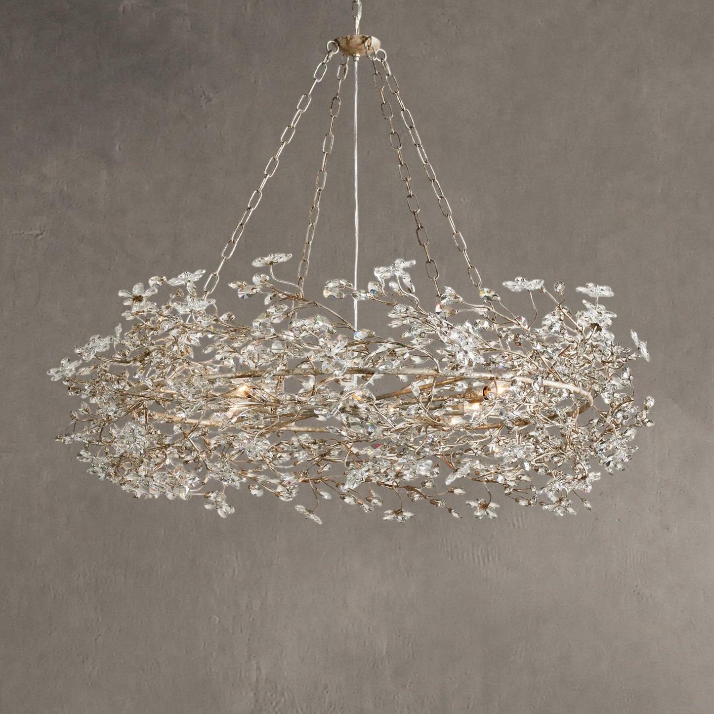 Fiore Crown Chandelier 39" 48" 60"