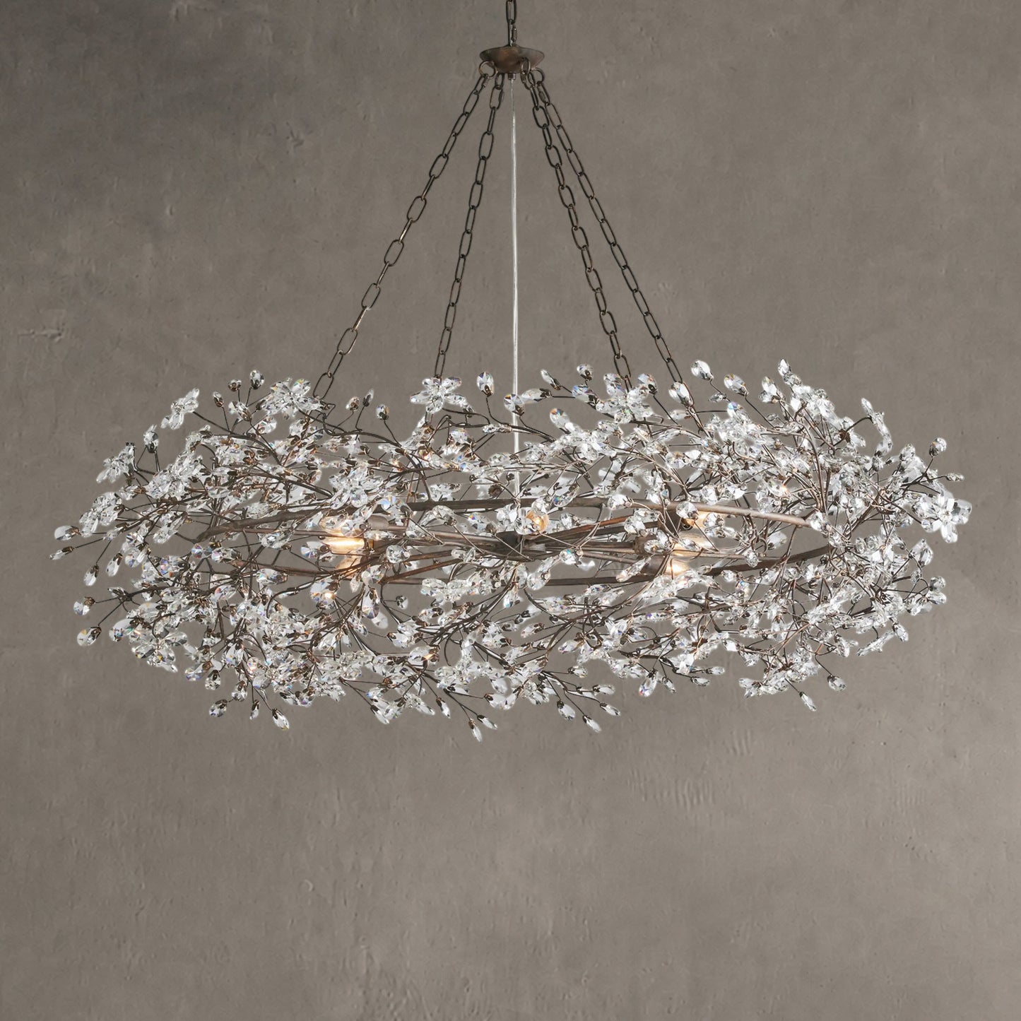 Fiore Crown Chandelier 39" 48" 60"