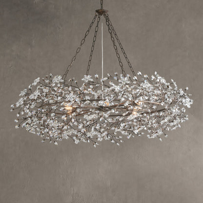 Fiore Crown Chandelier 39" 48" 60"