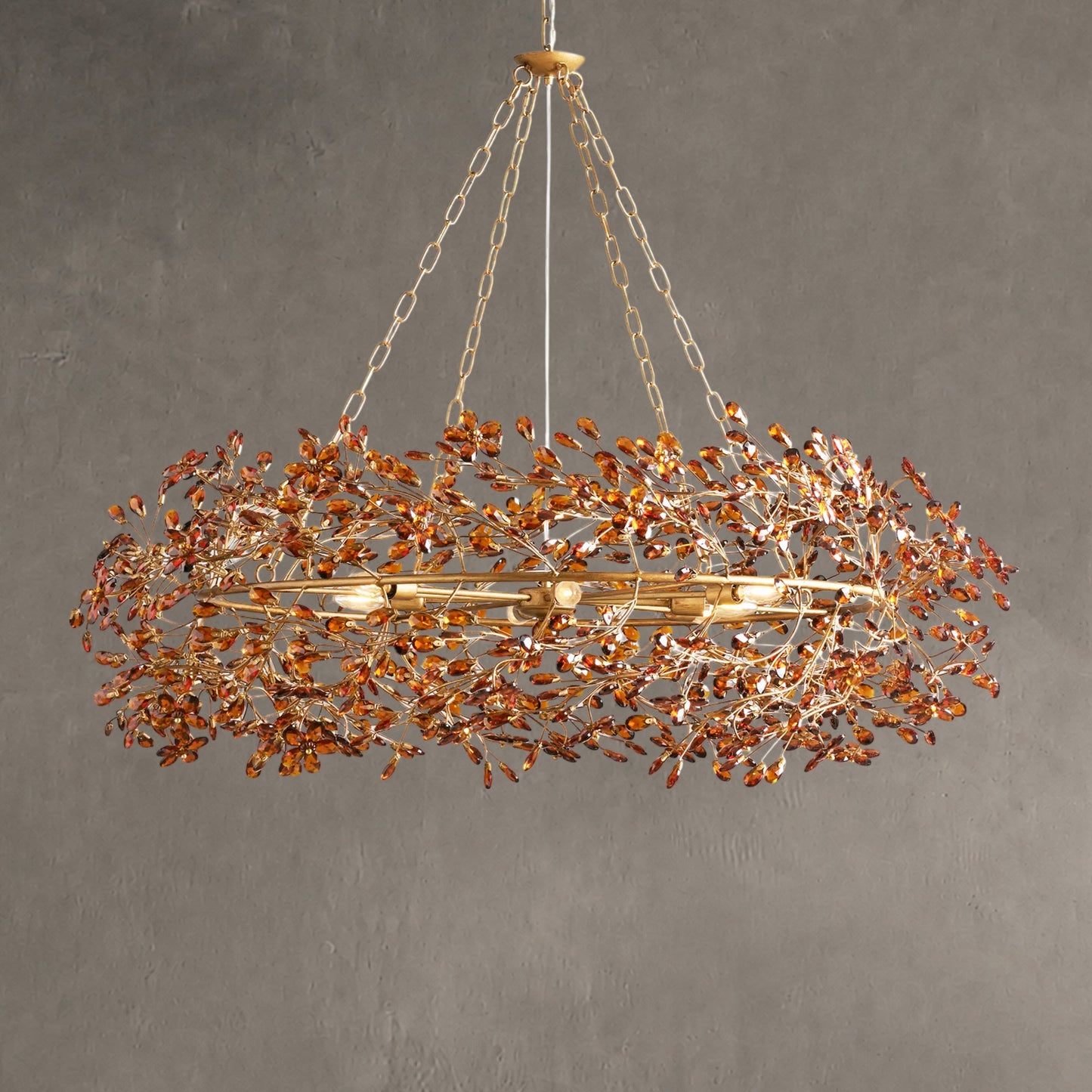 Fiore Crown Chandelier 39" 48" 60"