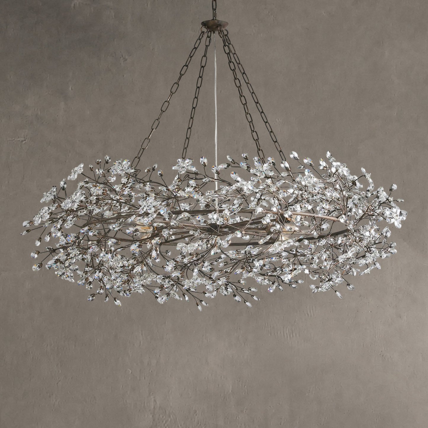 Fiore Crown Chandelier 39" 48" 60"