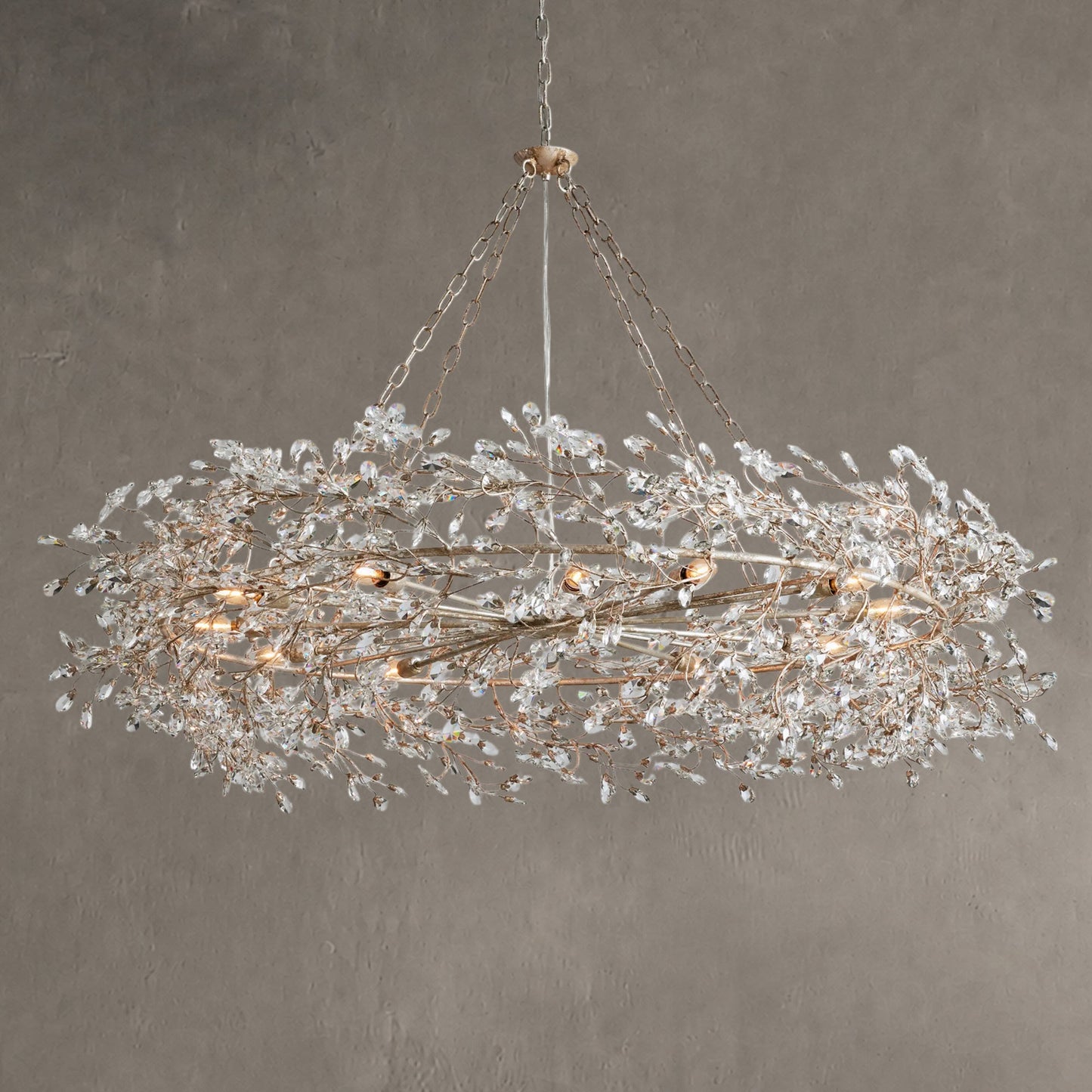 Fiore Crown Chandelier 39" 48" 60"