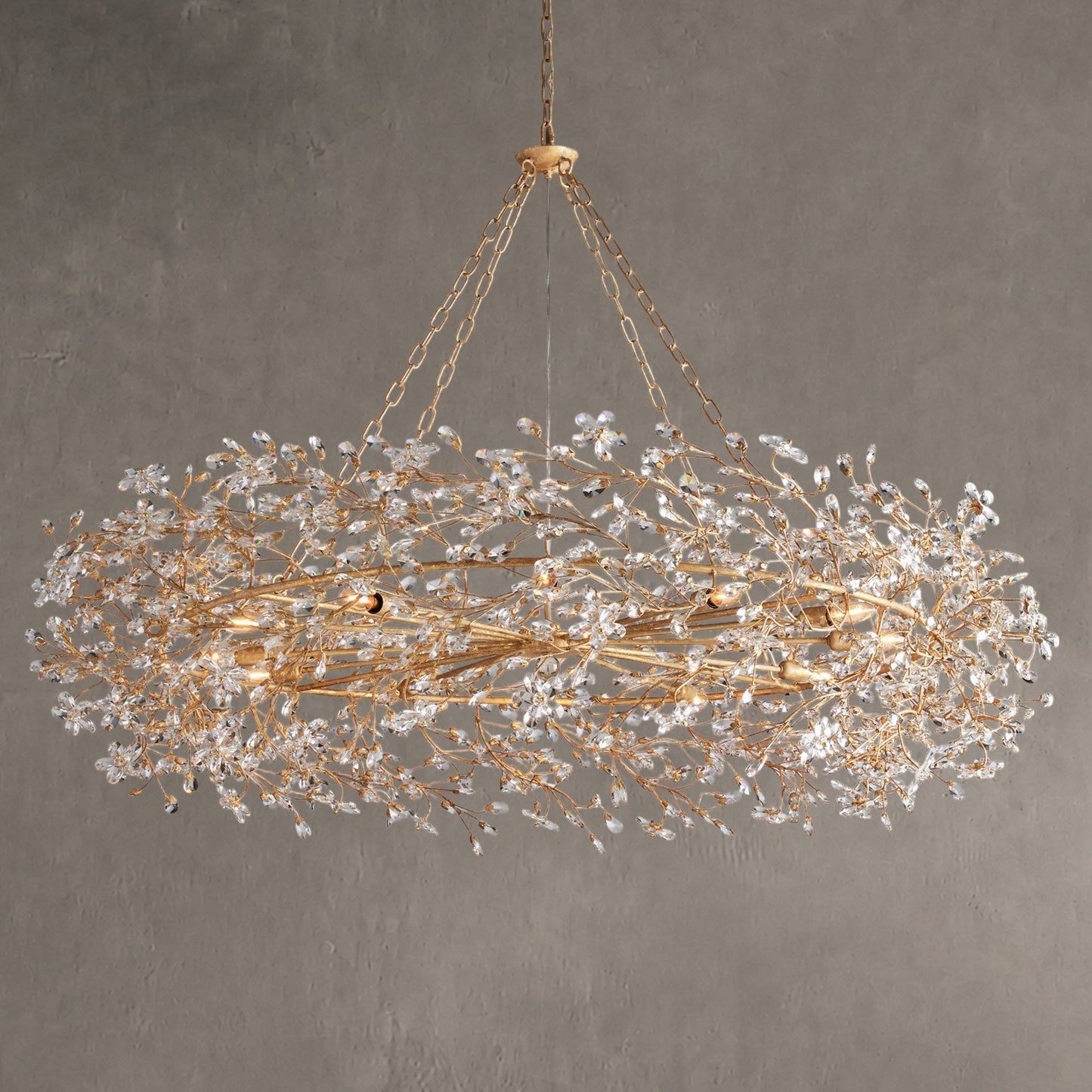 Fiore Crown Chandelier 39" 48" 60"