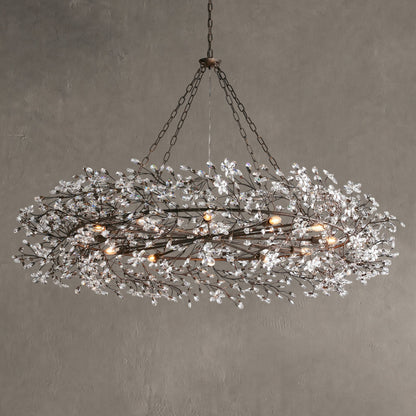 Fiore Crown Chandelier 39" 48" 60"